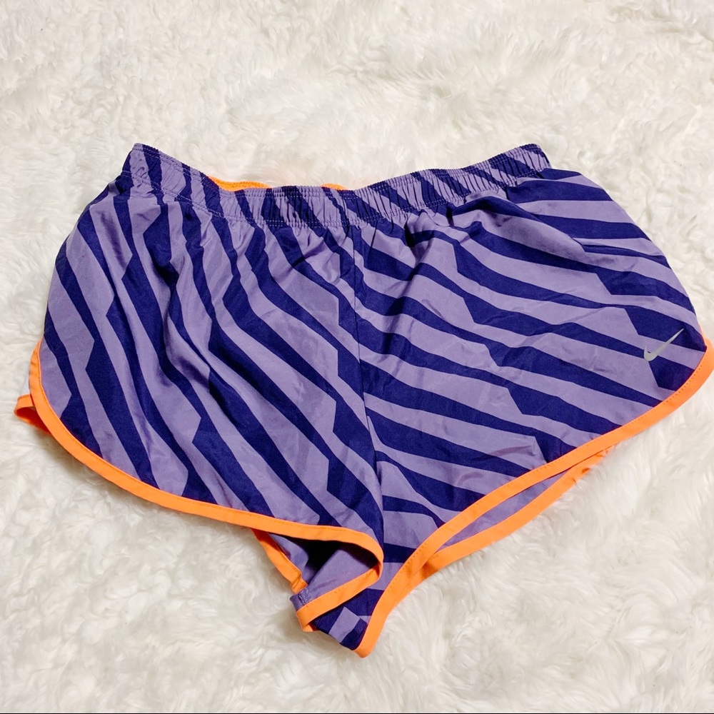 Purple and Orange Bike Shorts